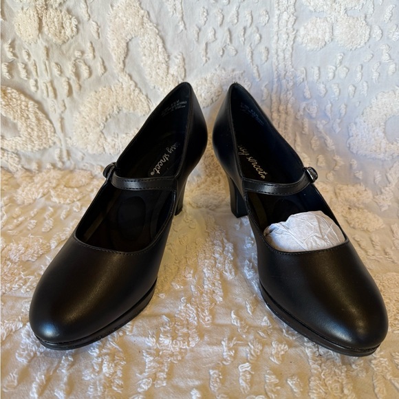 easy street Shoes - easy street Black Mary Jane Block Heels #553